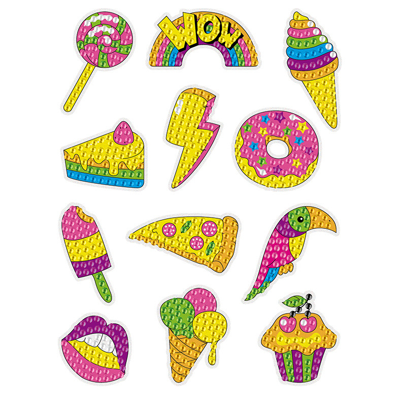 DIY Kids Cartoon Diamond Painting Stickers