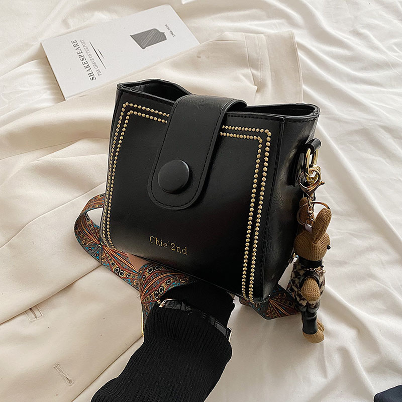 🔥Hot Sale👜Leather Vintage Fashion Bag with Adjustable Wider Shoulder Strap