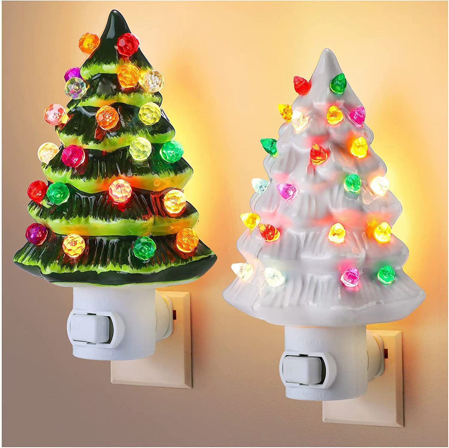 🎅Christmas 49%OFF - Christmas Ceramic Tree Night Light🎄