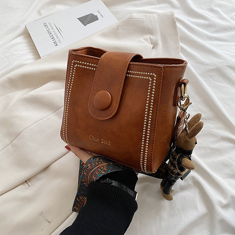 🔥Hot Sale👜Leather Vintage Fashion Bag with Adjustable Wider Shoulder Strap