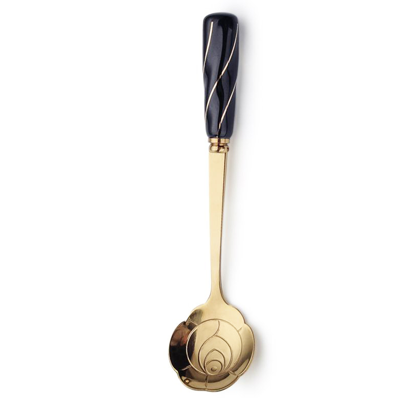 Anti-scald tea spoon with ceramic handle🎁Sweet gift for sisters