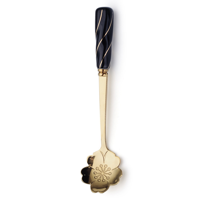 Anti-scald tea spoon with ceramic handle🎁Sweet gift for sisters