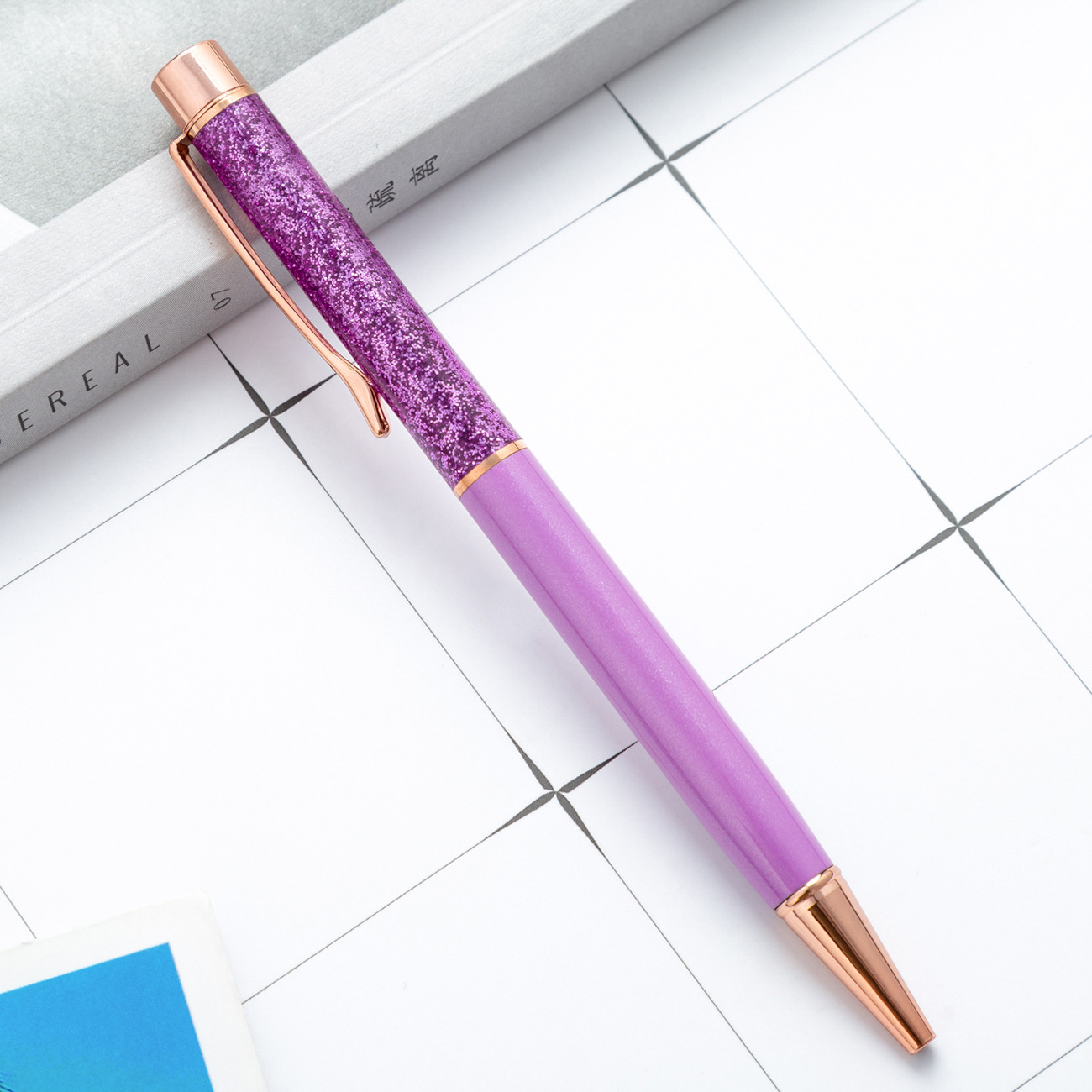 Metal Pen Shiny Dynamic Liquid Sand Pen - Unique and Practical Gift
