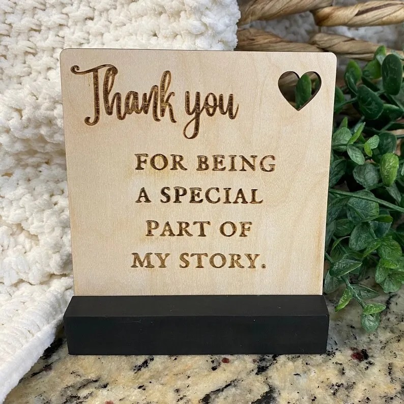 💕Thank You Gift - Mini Wooden Sign
