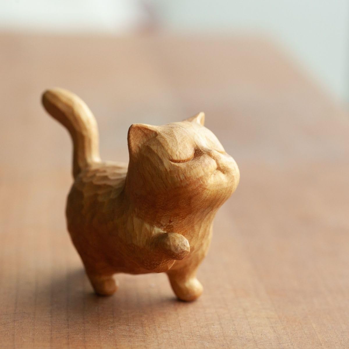 🎁Christmas Gifts✨--Tiny Cute Wooden Cat 😻