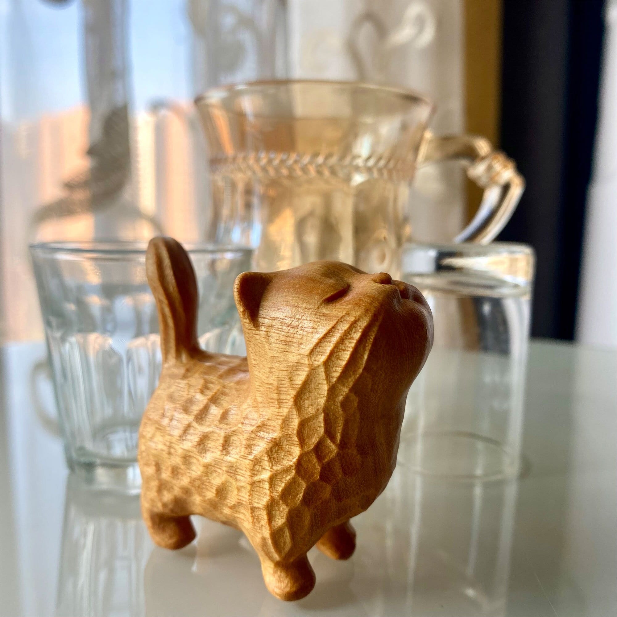 🎁Christmas Gifts✨--Tiny Cute Wooden Cat 😻
