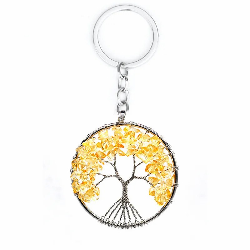 Crystal Life Tree Key Chain