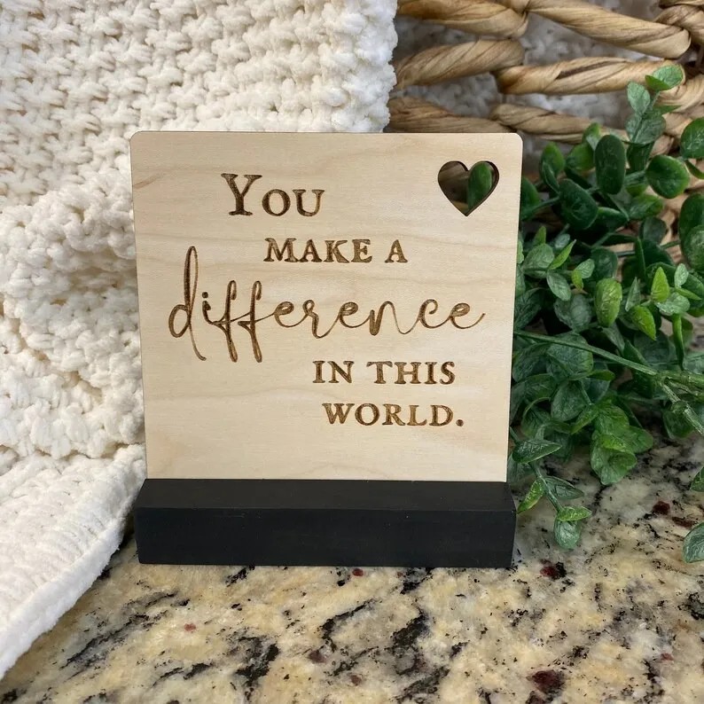 💕Thank You Gift - Mini Wooden Sign