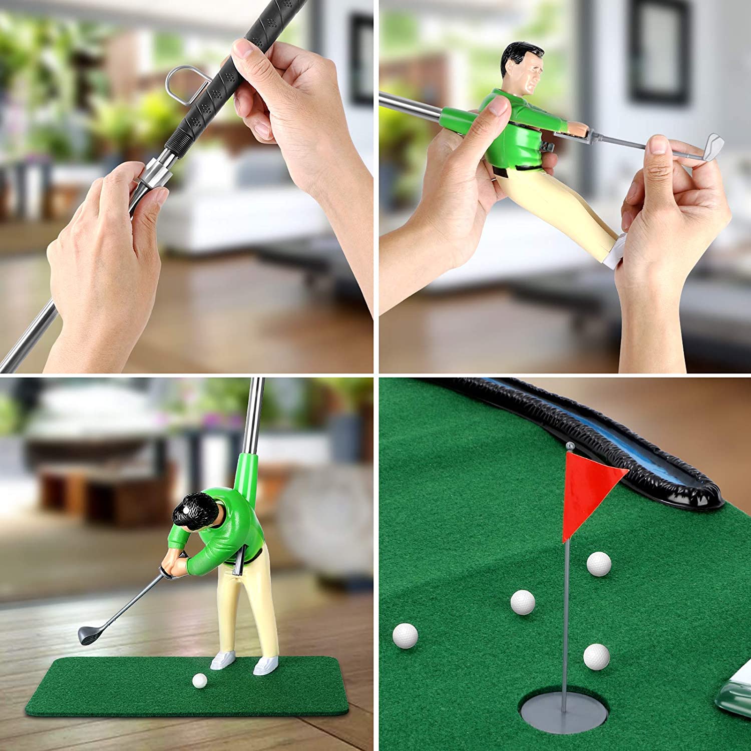 ⛳Mini Golf Toys for Kids/Adult, Fun Play Golf Indoor Games, Family Game