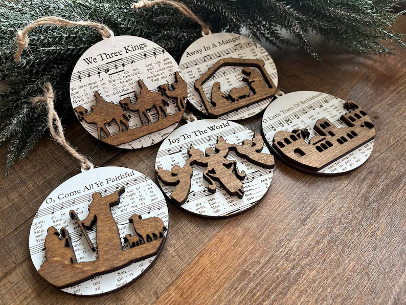 🎄Christmas Early Sale-Jesus Sheet Music Ornament