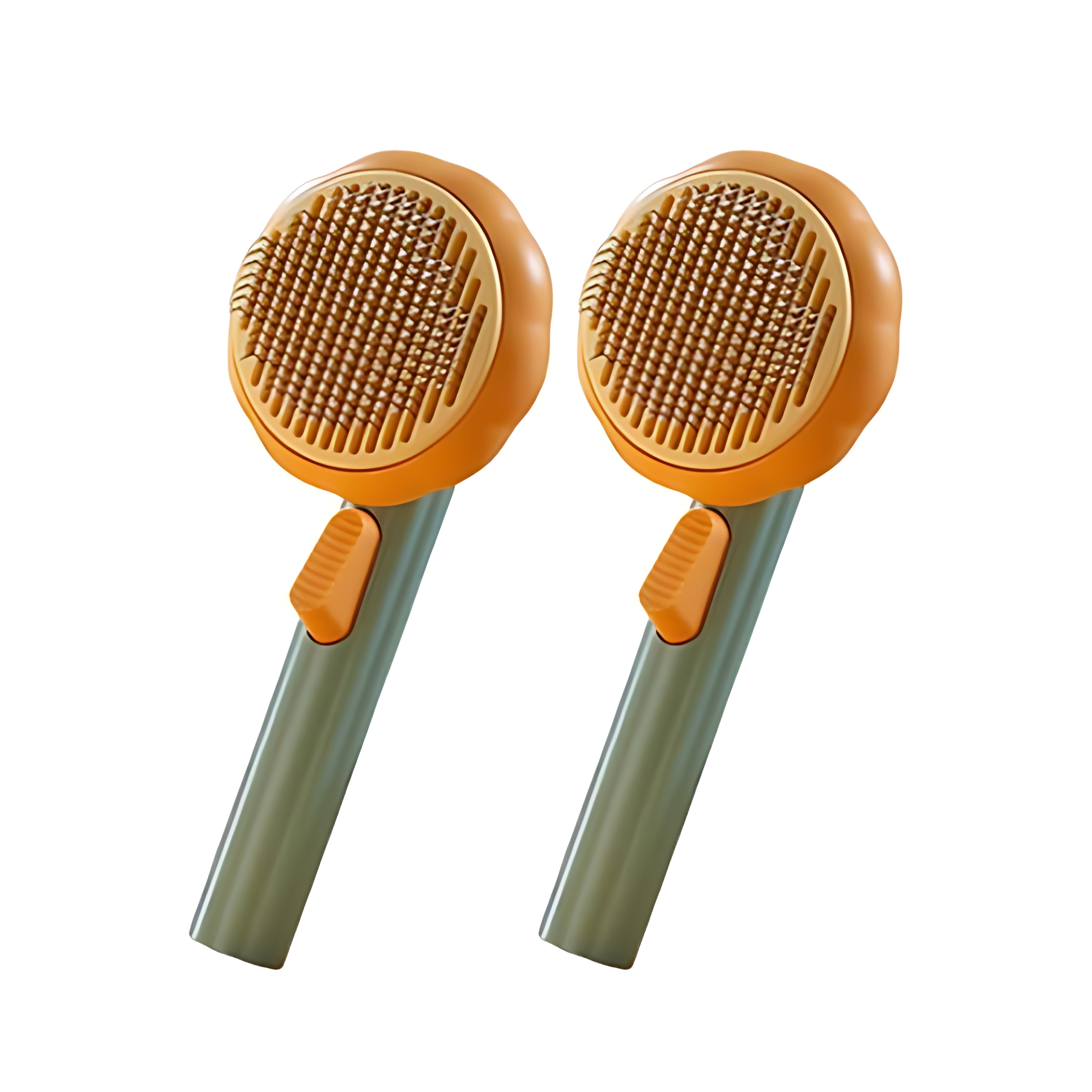 🐈Pumpkin Pet CombPet Grooming Self Cleaning Slicker Brush