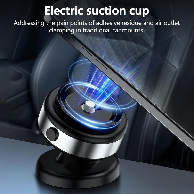 🔥Hot Sale 50% — Car Electric Suction Cup Vacuum Magnetic Phone Holder
