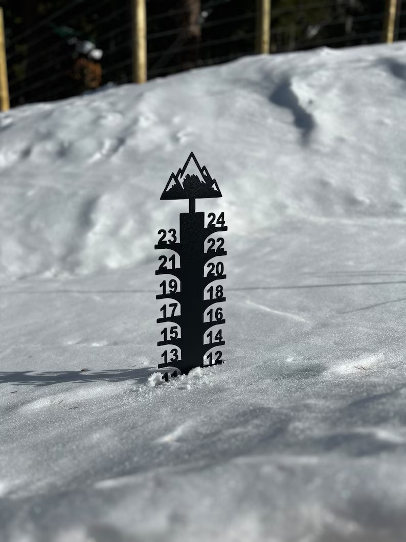 ❄Iron Art Snow Gauge-Great Unique Gift🎁