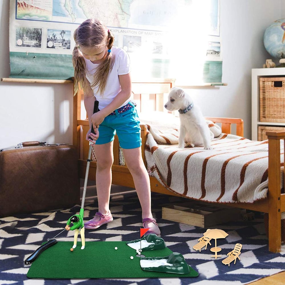 ⛳Mini Golf Toys for Kids/Adult, Fun Play Golf Indoor Games, Family Game