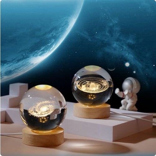 🔥Hot Selling- 3D Planet Crystal Ball🪐