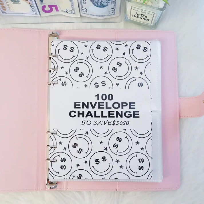 💞 ✉️100 Envelope Challenge Binder | Easy And fun Way To Save $5050