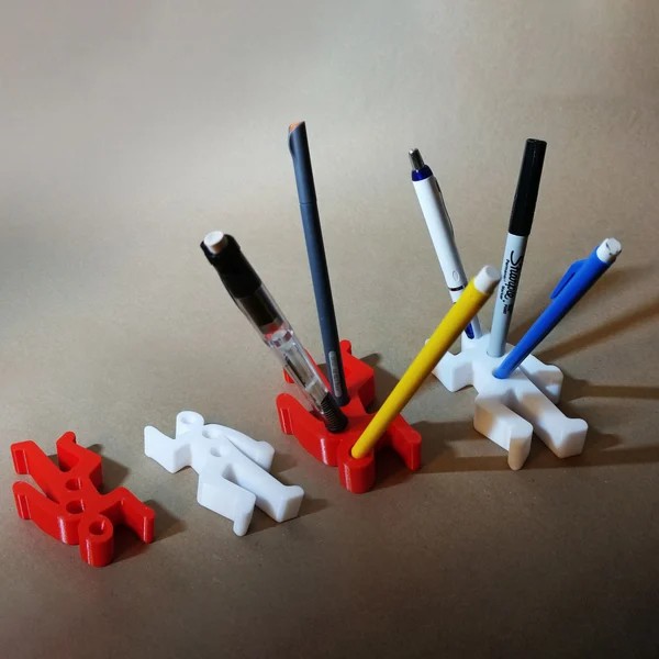 😆Crime Scene Pen Holder 