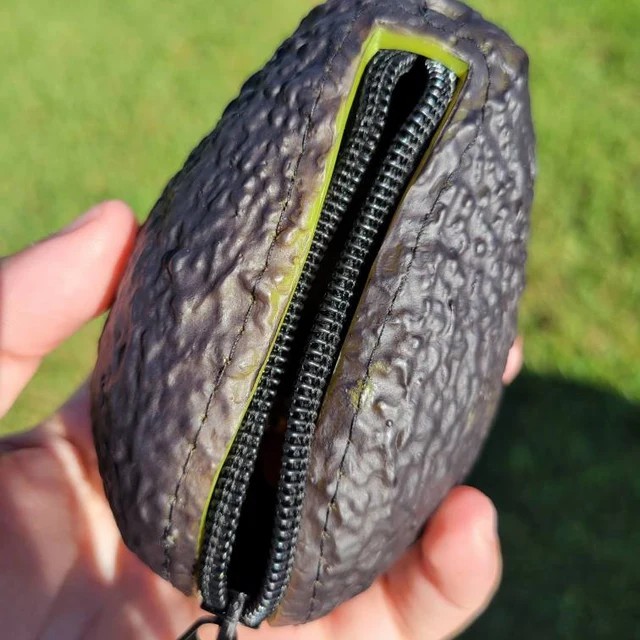 Cute Avocado Coin Purse