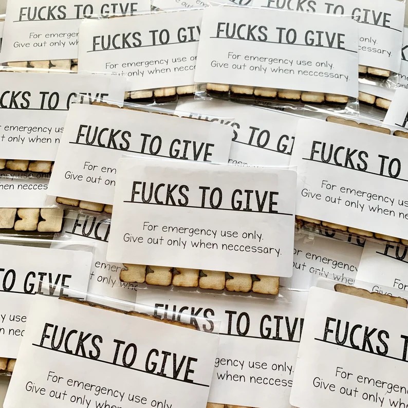Creative Funny Gag Gift-Bag Of F-BOMBS