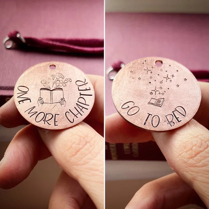 Flip Coin Decision Maker Bookmark-Book Lover Gift
