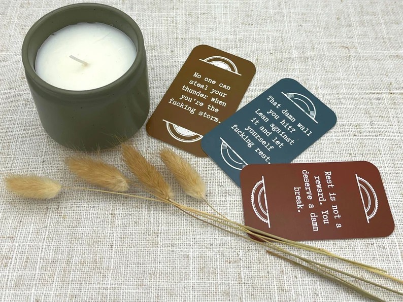 Mini Sweary Affirmation Cards