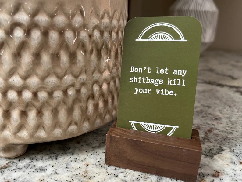 Mini Sweary Affirmation Cards