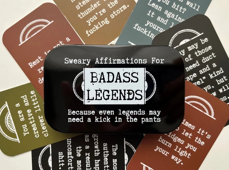 Mini Sweary Affirmation Cards
