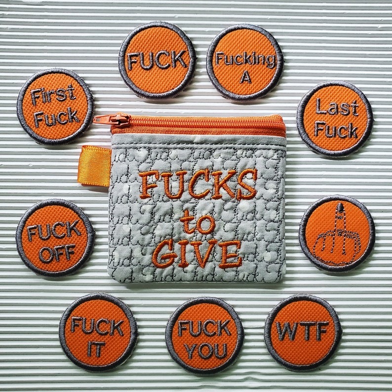 🤣Big Bag of F*cks to Give Zipper Pouch