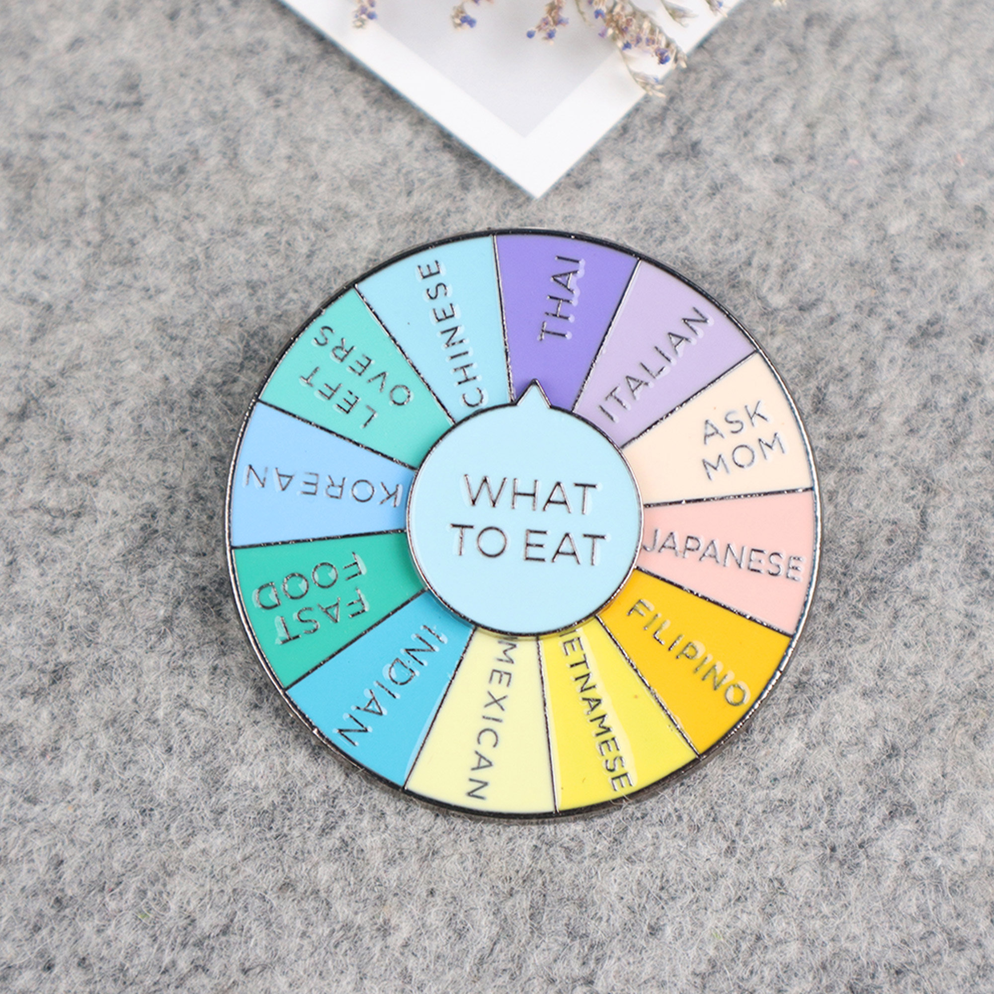 ✨Christmas Hot Sale 70% Off-What To Eat Enamel Pin