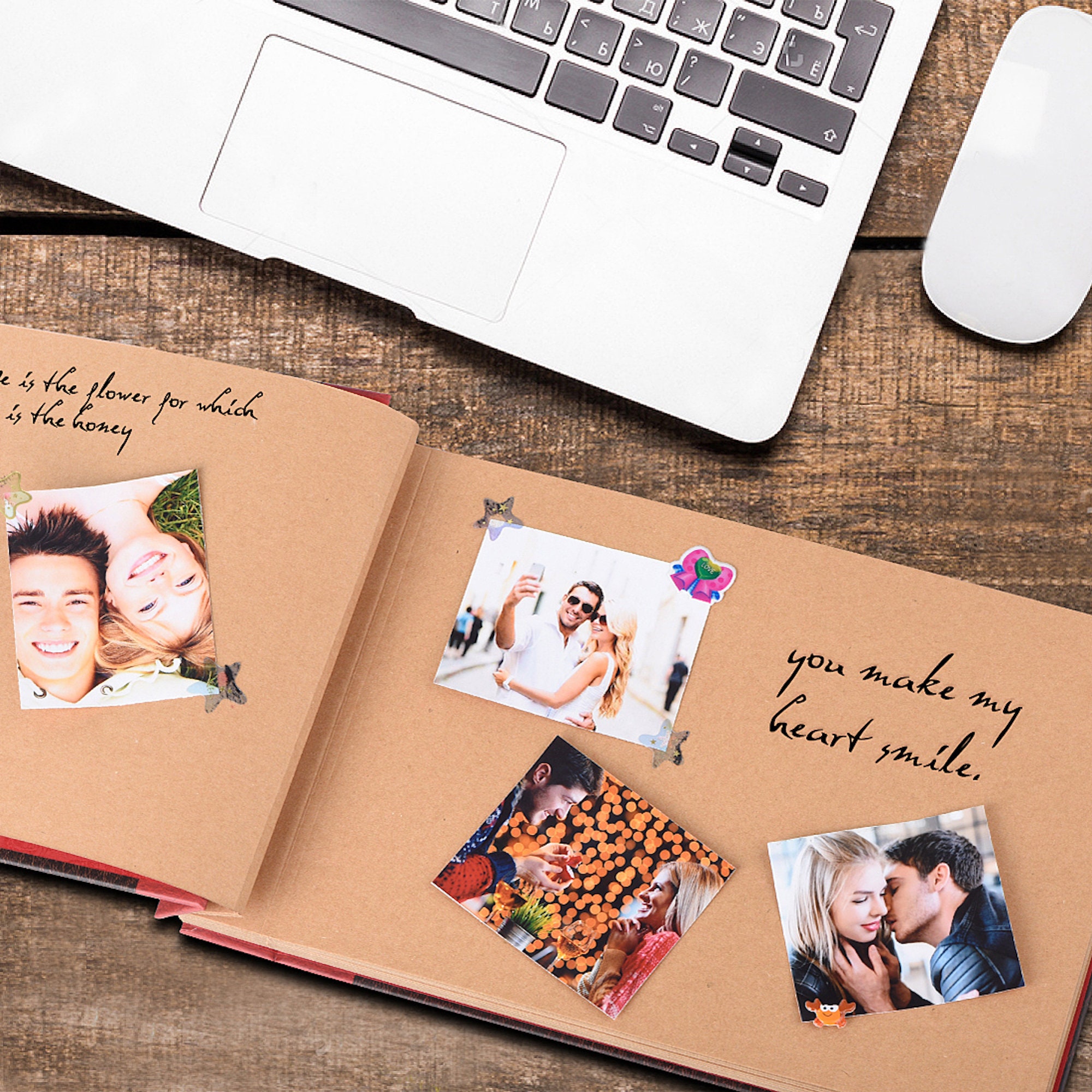 Our Adventure Book - DIY Photo Scrapbook