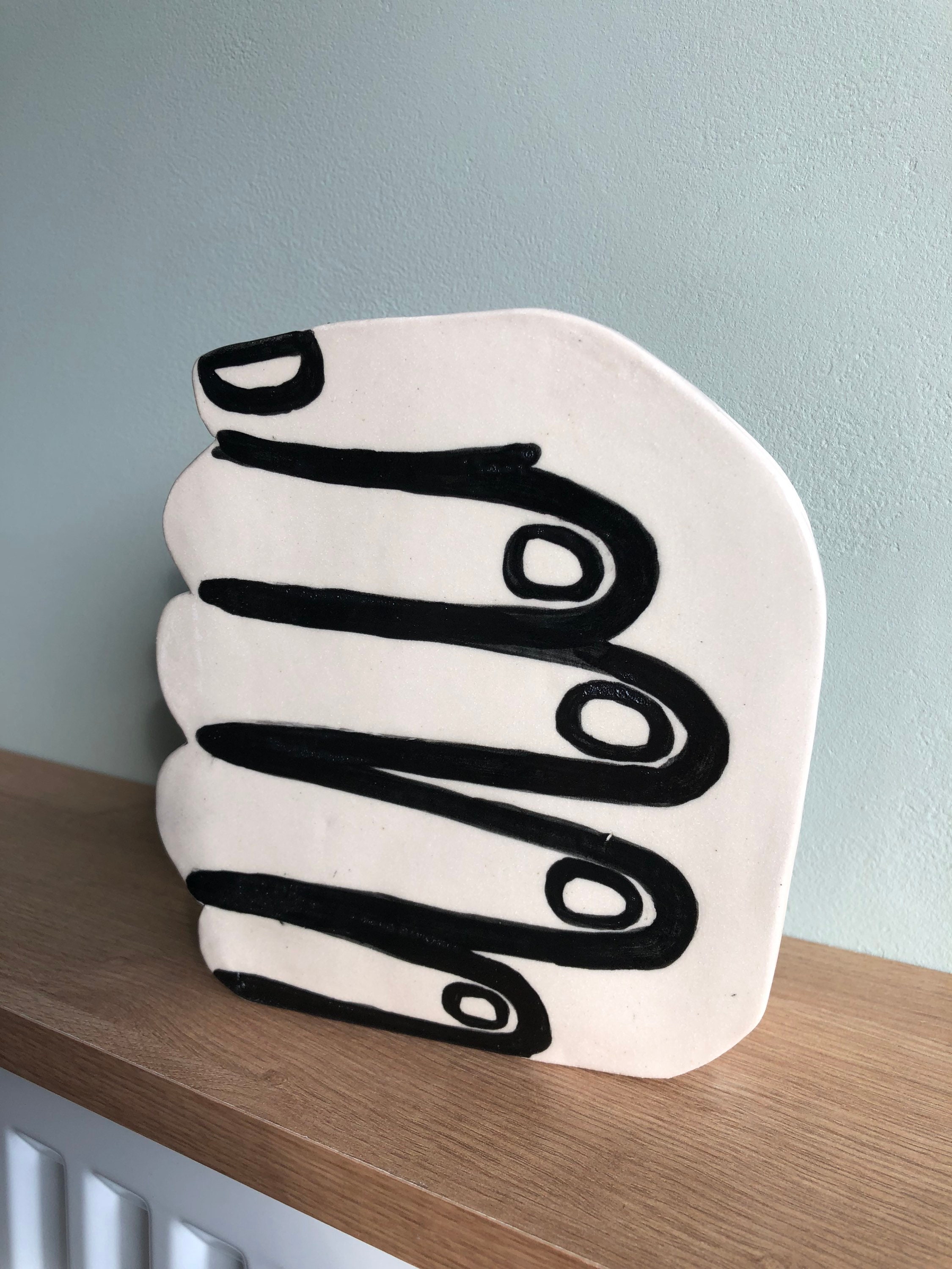 Quirky Hand Vase - Modern Unique Decor