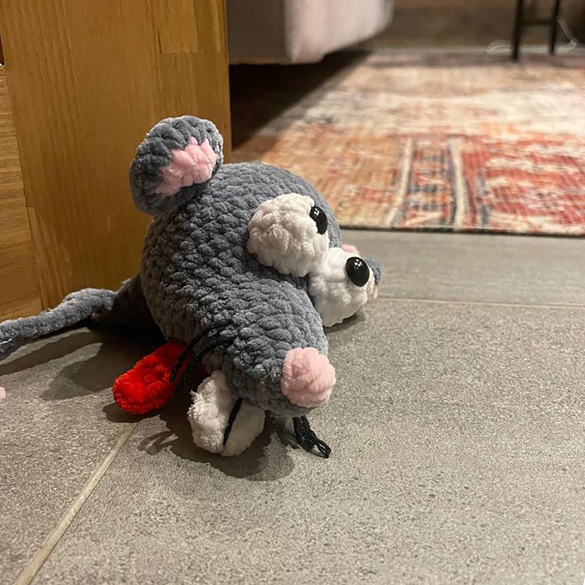 💖Handmade-Animal Crochet Door Stop🐭