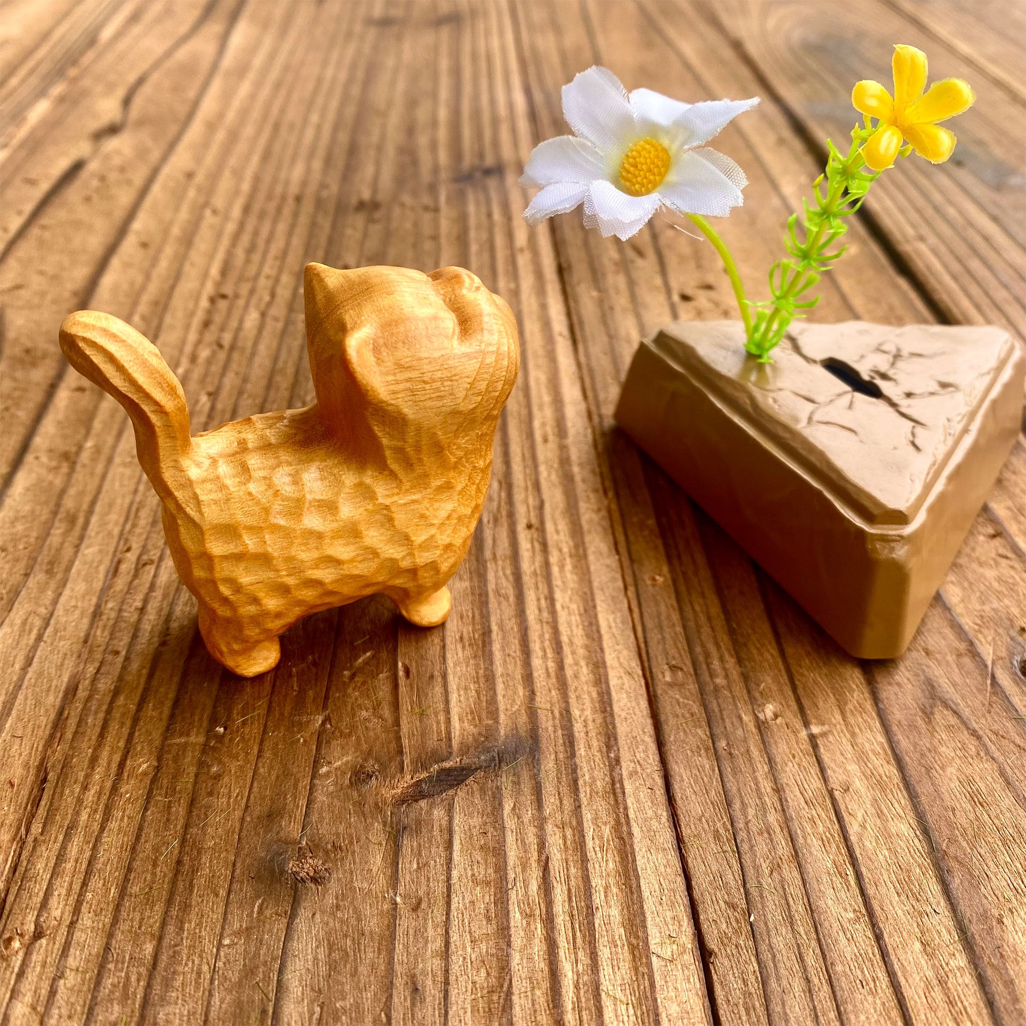 🎁Christmas Gifts✨--Tiny Cute Wooden Cat 😻