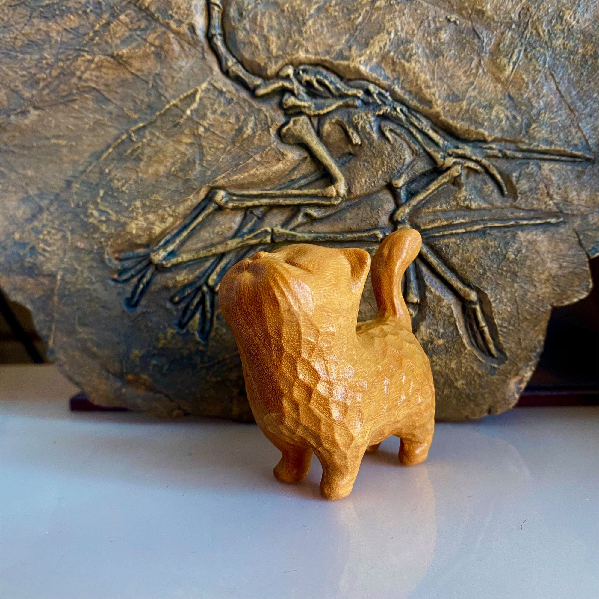 🎁Christmas Gifts✨--Tiny Cute Wooden Cat 😻