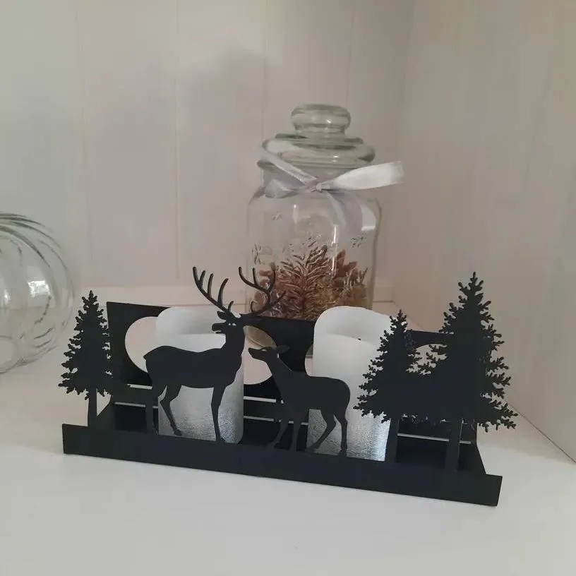 🦌Reindeer Tealight Candle Holder