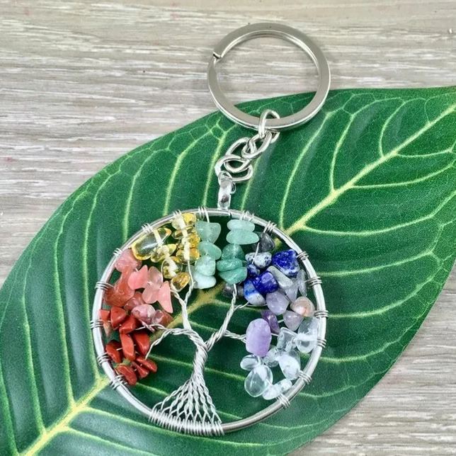 Crystal Life Tree Key Chain