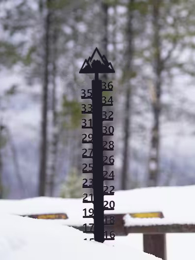 ❄Iron Art Snow Gauge-Great Unique Gift🎁