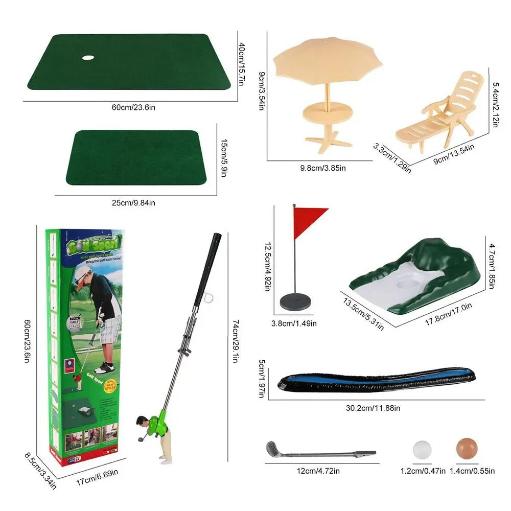 ⛳Mini Golf Toys for Kids/Adult, Fun Play Golf Indoor Games, Family Game