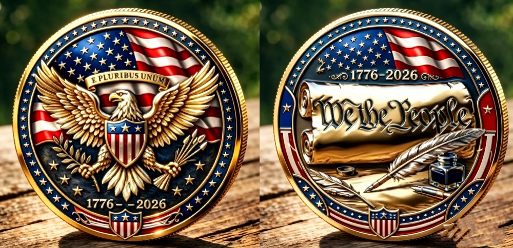 America’s 250th Anniversary Commemorative Coin (1776–2026)