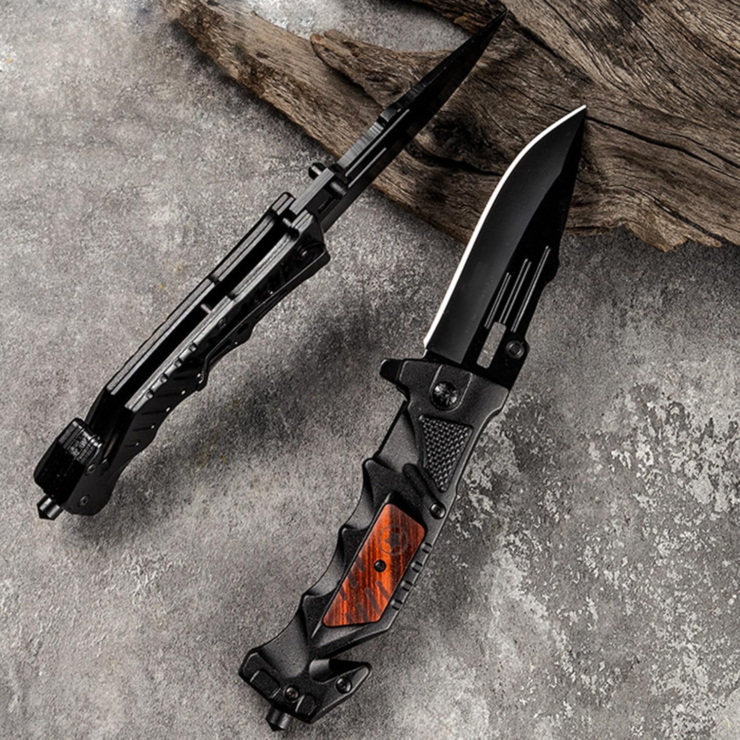 🔥Hot Sale 49% OFF🔪Multifunctional Outdoor Survival Folding Tactical Knife with Lock