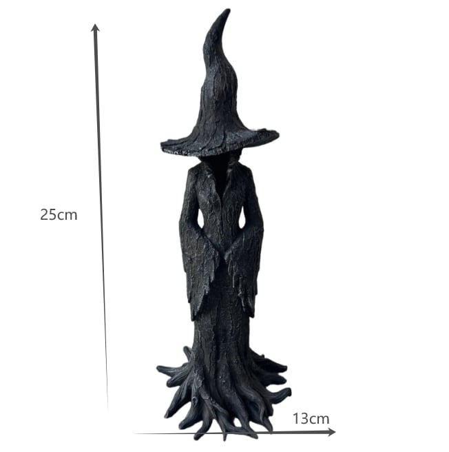 🔥LAST DAY 49% OFF - 🧙‍♀️💫Hand-Painted Enchanting Witch Statue: The Guardian of Your Home (✨Same as in the video)