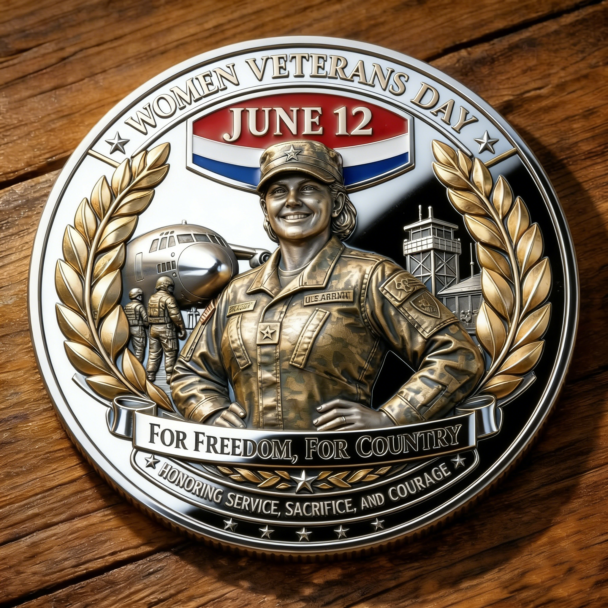 🏆Last Day 60% OFF- Women Veterans Day Commemorative Coin