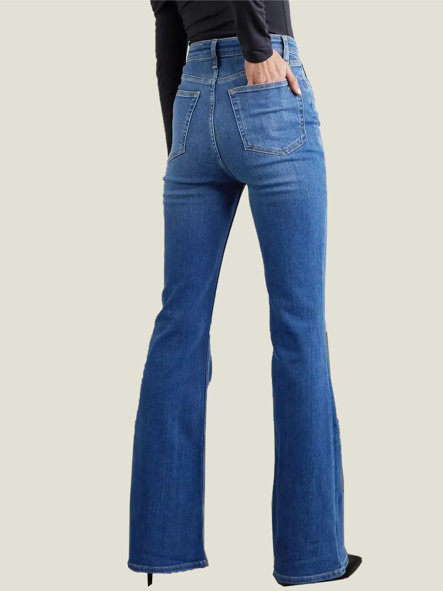 New Fitted Vintage Flared Jeans (Buy 2 Free Shipping)