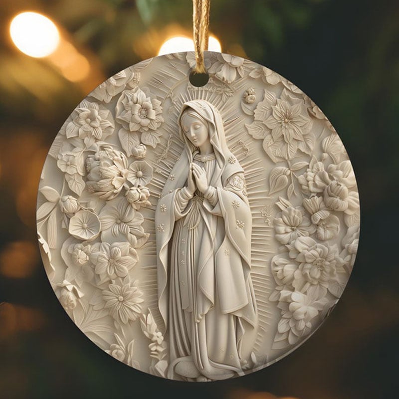 3D Catholic Christmas Ornament