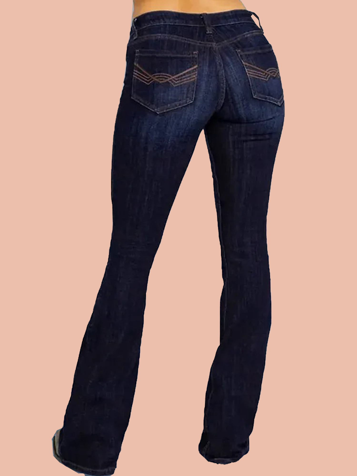 Women's Mid Waist Retro Bootcut Pants (Buy 2 Free Shipping)