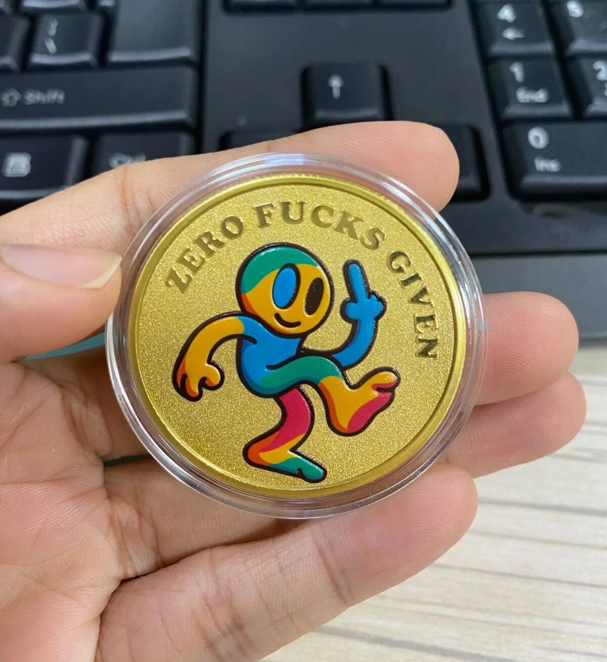 Funny Official Bad Man As*hole Challenge Coin