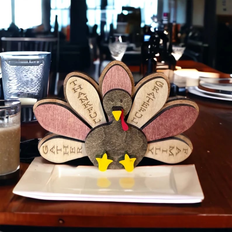 2025 Standing Wood Turkey, Turkey family🔥BUY MORE SAVE MORE