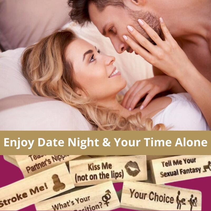 💘Adult Couple Block Tower Game | Romantic Valentine’s Day Stacking Blocks Gift