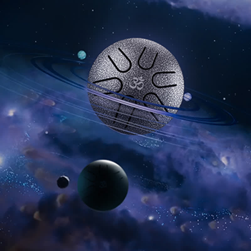 Buddha Stones Mini Steel Tongue Drum 3 Inch Sound Healing Drum Kit