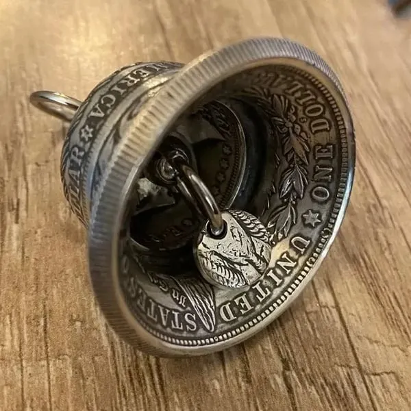Handcrafted Retro Motorcycle Ride Guardian Bell - Good Luck Charm